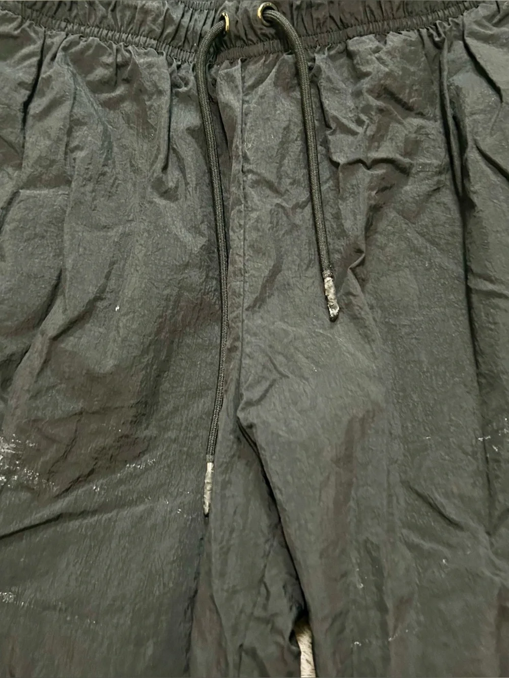Vintage Nike Black Swoosh Windbreaker Track Pants Size Small